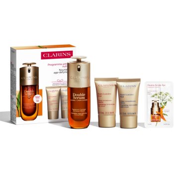 Clarins Double Serum & Nutri-Lumière Collection set cadou pentru ten matur - imagine 2